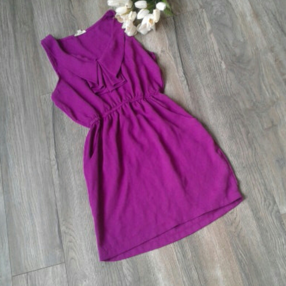 Fushia dress with pockets